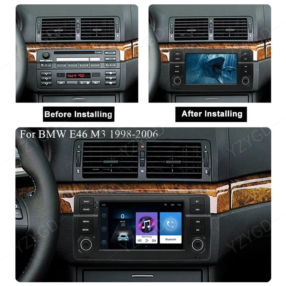 for BMW for Rover 75 1999-2005 Android Auto CarPlay Car Stereo Radio WiFi GPS Screen