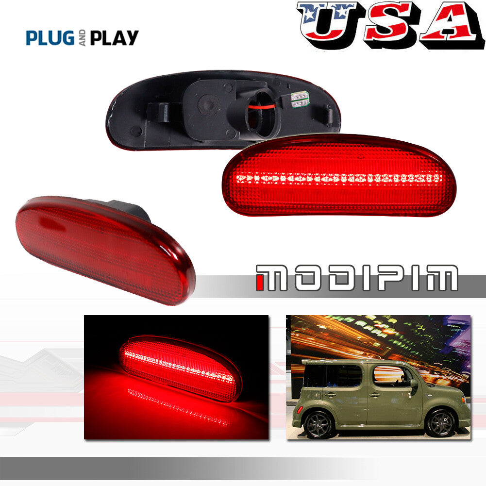 Red lens Reear Fender side marker light for 2009-2014 for NISSAN CUBE 26190-1FC0A