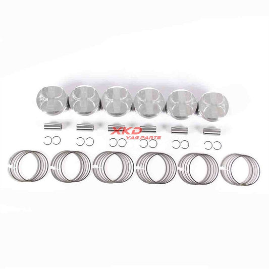 2.5L/3.0L Pistons Rings Kit Fit for Mercedes Benz C250 GLK300 M272 A2720304017