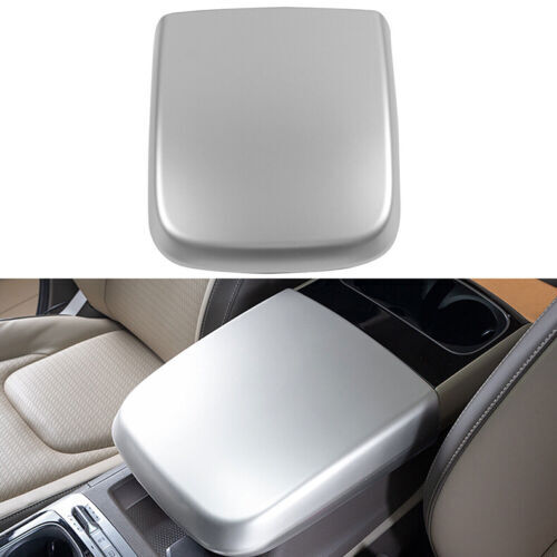 for Kia Carnival 2022-2023 Matte Silver Central Armrest Storage Box Cover Trim