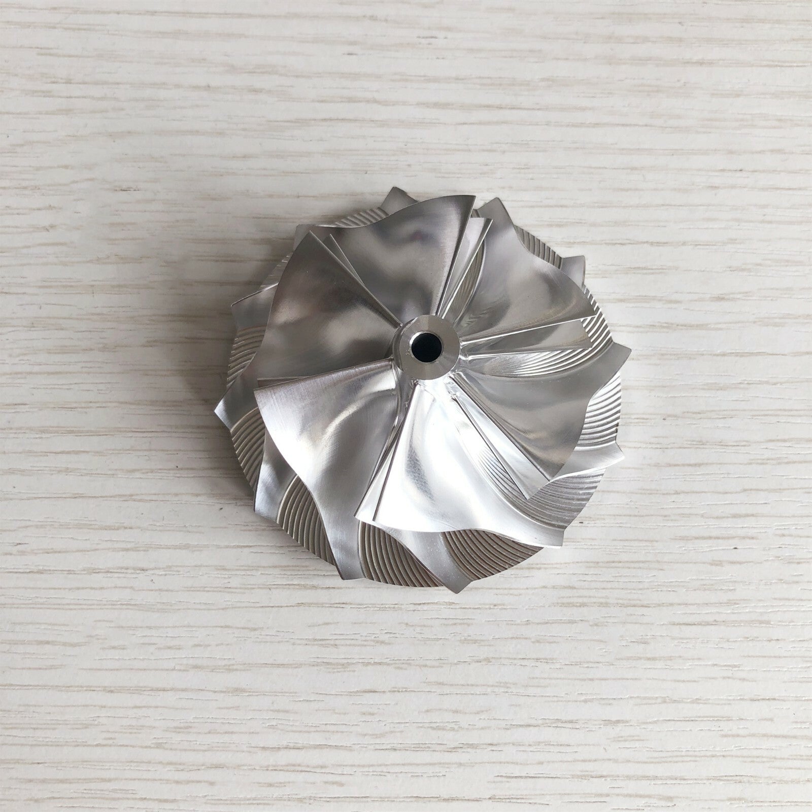 K04 54.00/70.00 mm 6+6 blade turbine milling/aluminum 2618/billet compressor wheel