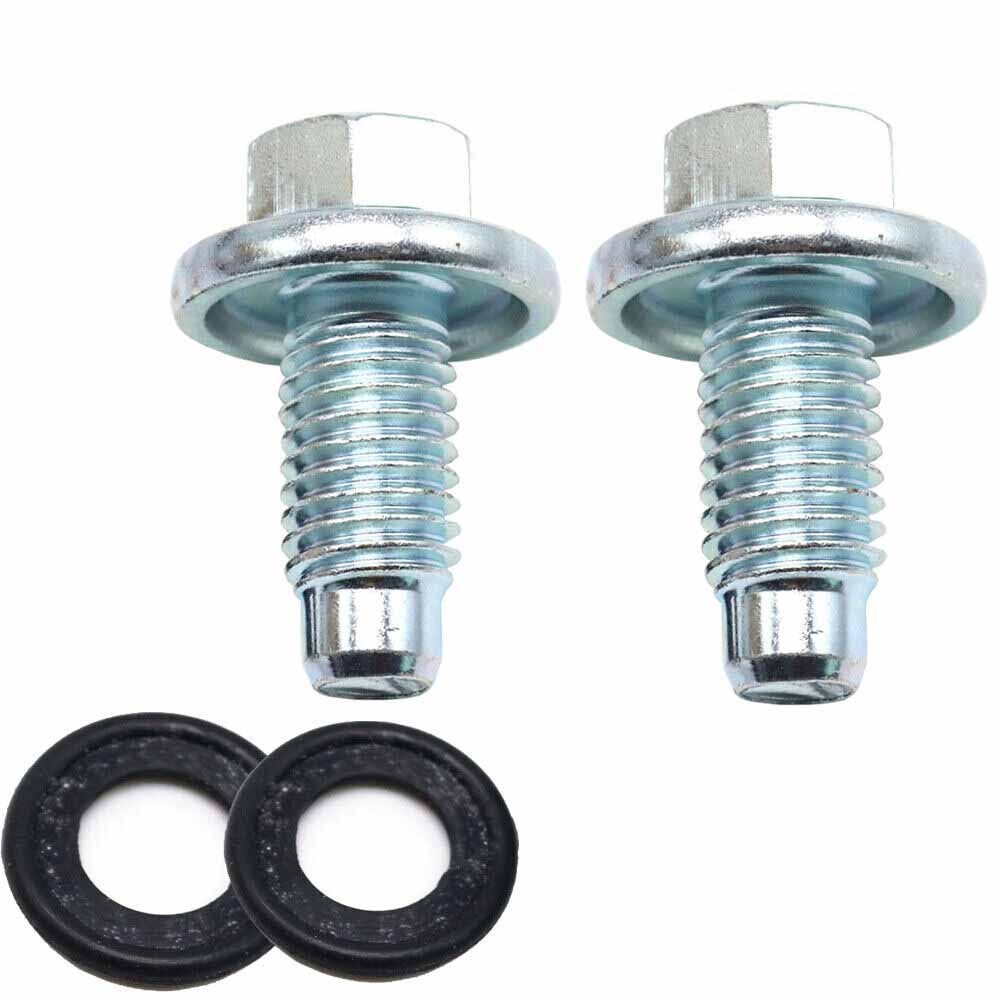 for Chevrolet for GMC for Pontiac for Hummer 11562588 2x Oil Pan Drain Plug Bolt