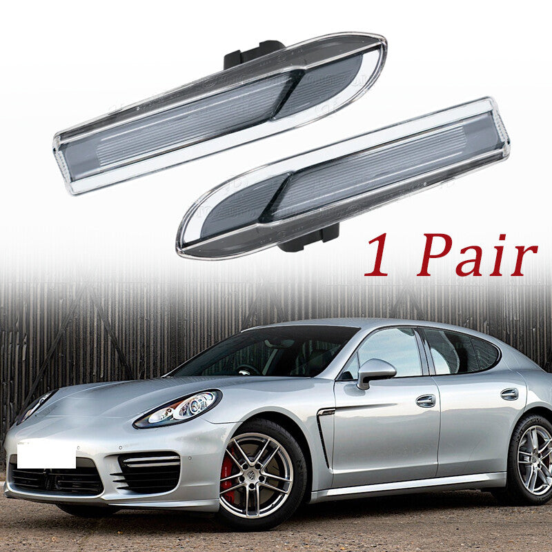 1 pair of LED turn signal lights and mudguard lights for Porsche for Panamera 970 2014 - 2016
