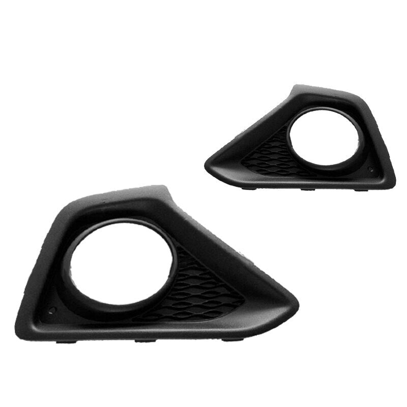 for Hyundai i10 2014-2019 Black fog lamp shade bezel headlight teim grille grill