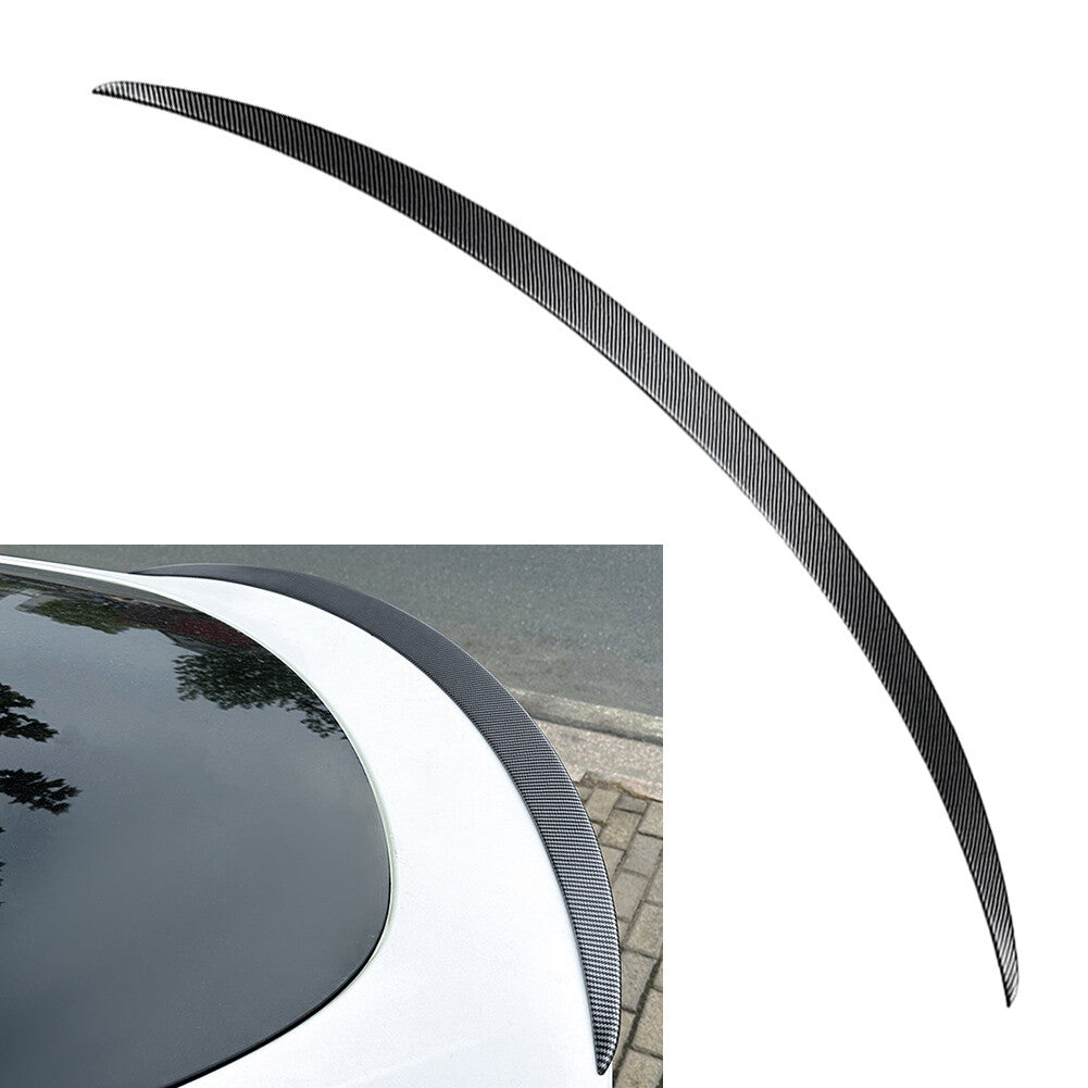 Rear Trunk Spoiler Wing ABS for Tesla for Model Y 2020-23 Matte Carbon Fiber Black