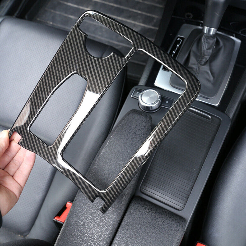 Matte Black ABS Passenger Center Grip Handle Protective Cover for Corvette C7 2014-19