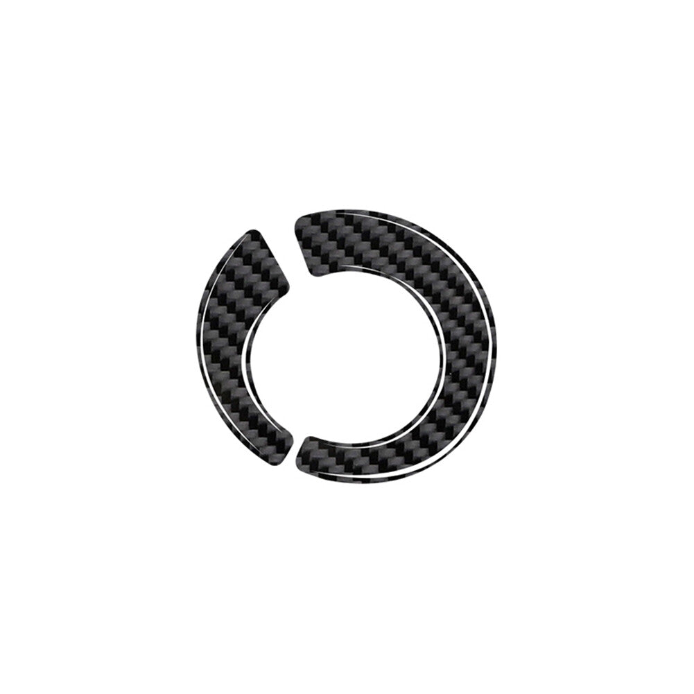 2X Carbon Fiber Key Outside Ring Frame Cover Trim for RAM Promaster 2014-2021