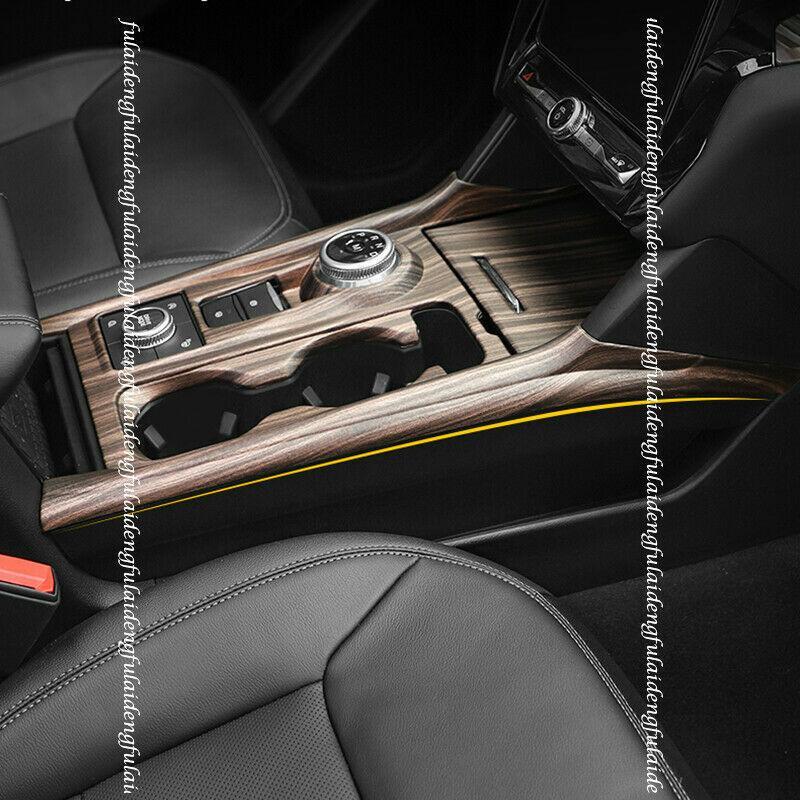 for Ford Explorer 2020-22 Matte Wood Grain console gear shift panel knob trim