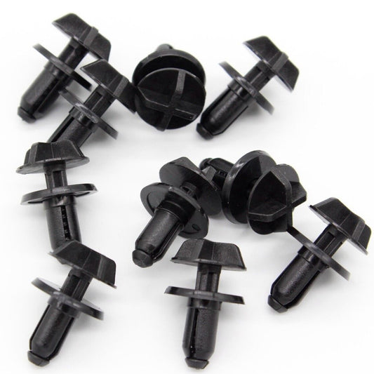 20x Black Nylon Lower Radiator Shield Push-Type Retainer for Ford W716510-S300