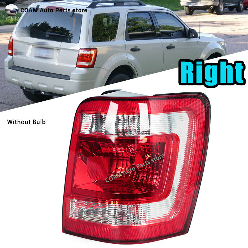 Right Tail Light for Ford Escape 2008-2012 Housing Cover Shell Without Bulb