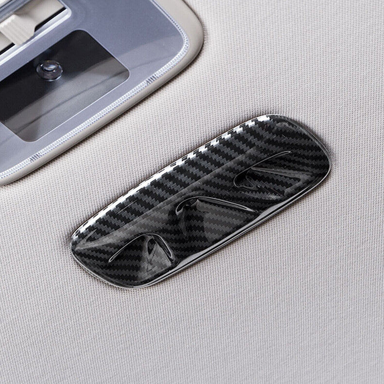 for Kia Carnival 2022-2023 Carbon Fiber Third Row Reading Light Frame Cover Trim