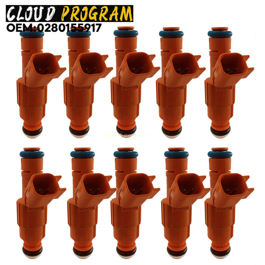 10 fuel injectors for Ford F250, F350, F450, F550 6.8L V10 2000-2004 0280155917
