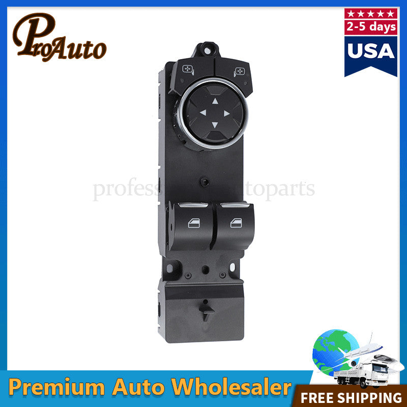 Front Left Power Window Switch with Mirror Controls for Ford for Mustang 2015-2021