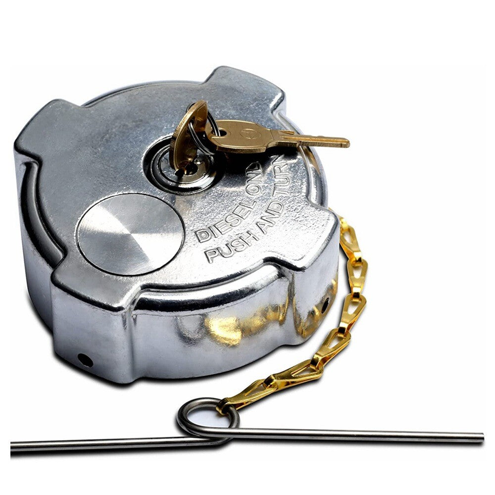 For Road King 1/4 Turn for Freightliner Truck Not Vented 1/2Locking Diesel Fuel Cap