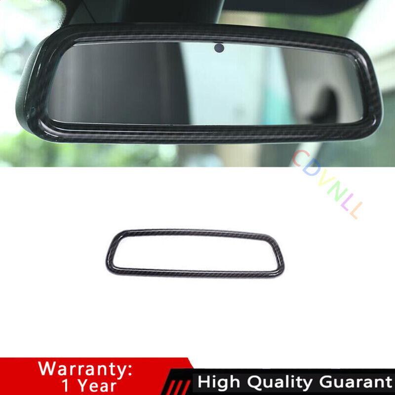 Fit for BMW 5 Series 2011-2017 Carbon Fiber Interior Rearview Mirror Cover Trim