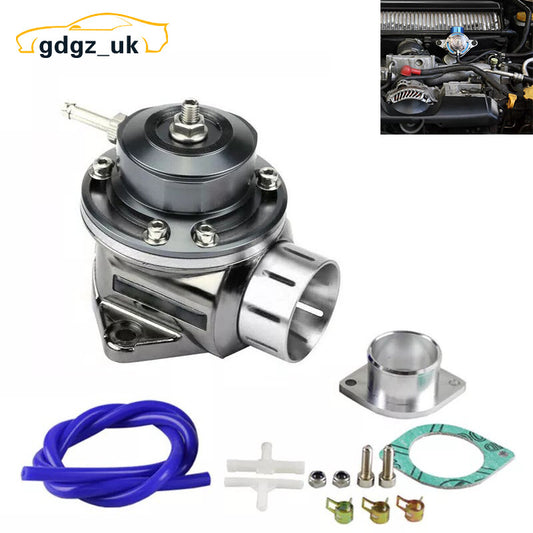 Silver Universal Car Turbo Blow Off Valve BOV Aluminum FV Pressure Relief Valve