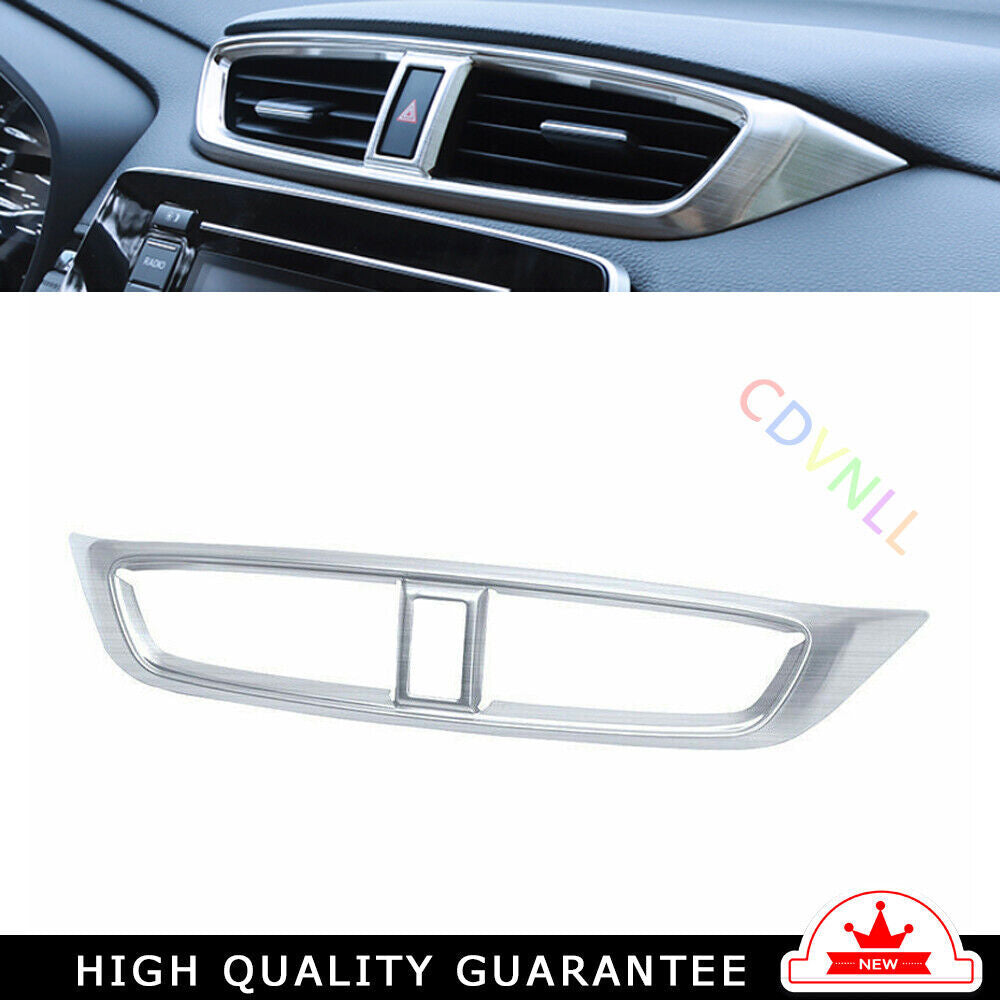 Middle Air Outlet Vent Cover Trim Fit for Honda CRV CR-V 17-2022 Silver Titanium