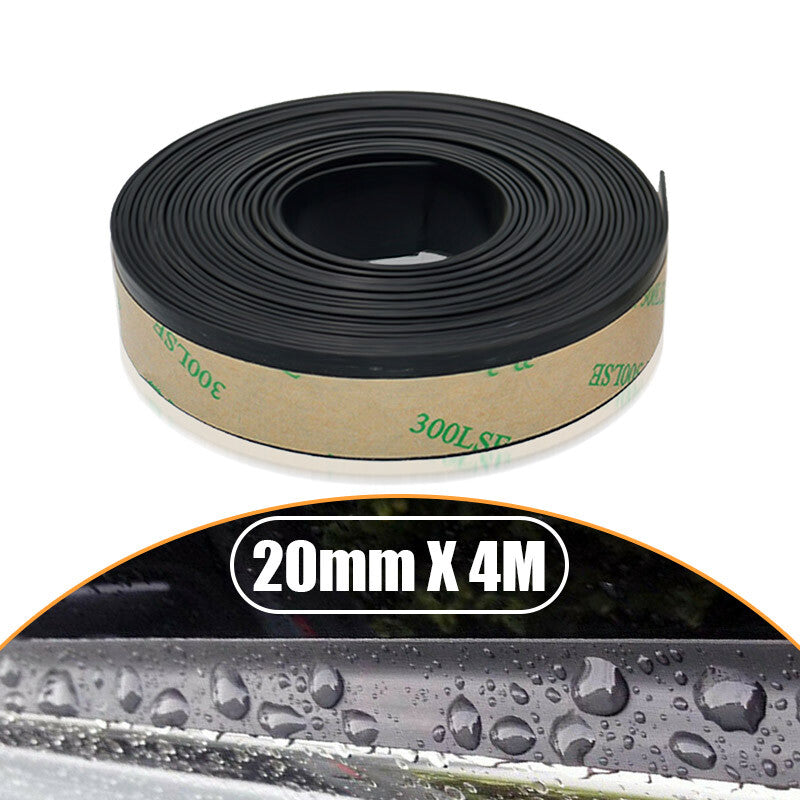 4M FrontRear Side Window Trim Edge Moulding Rubber Car Weatherstrip Seal Strip