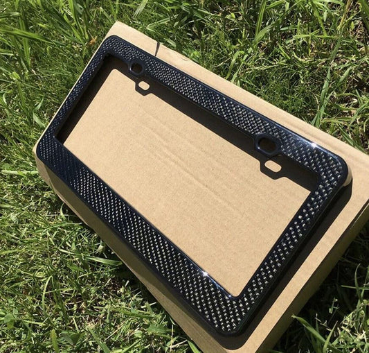 Car license plate frame cover, front cover, and rear carbon fiber for Alfa Romeo