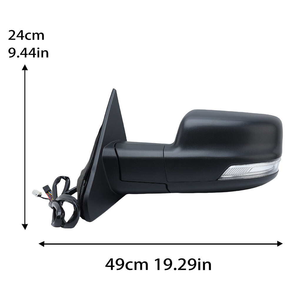 F¨¹r for Dodge for Ram 1500 2019-2024 Au?enspiegel R¨¹ckspiegel Spiegel Beheizt Links