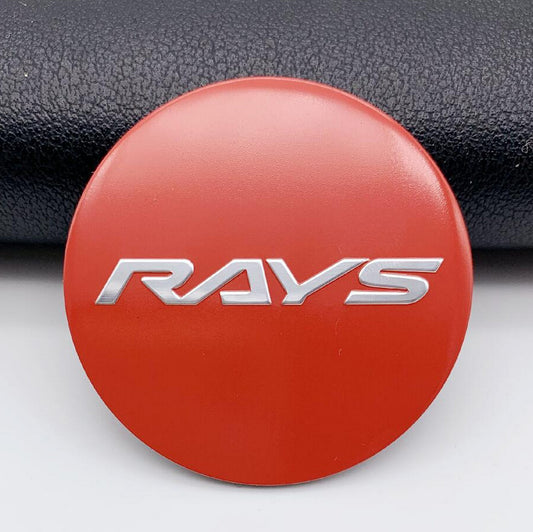 4x45mm Light Red Wheel Center Sticker, Wheel Hub Sticker, Edge Sticker
