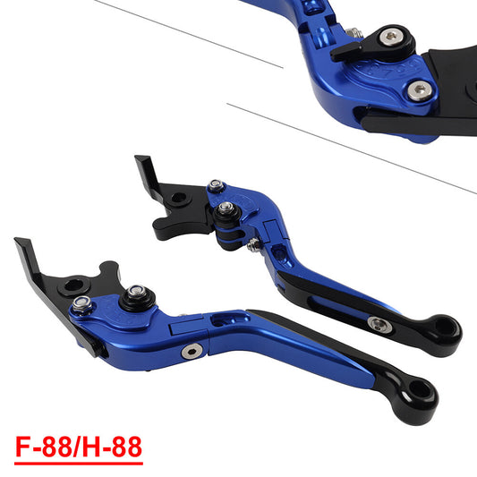 Folding Extendable Brake Clutch Levers Fit for Kawasaki ZX1400/ZX14R/ZZR1400 06-17