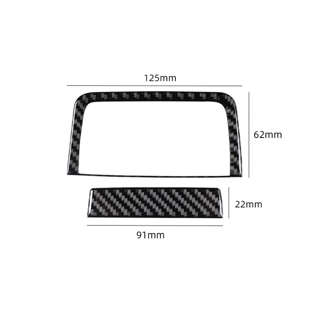 for Ford F-150 FX4 2004-2008 Center Console Storage Box Switch Trim Carbon Fiber