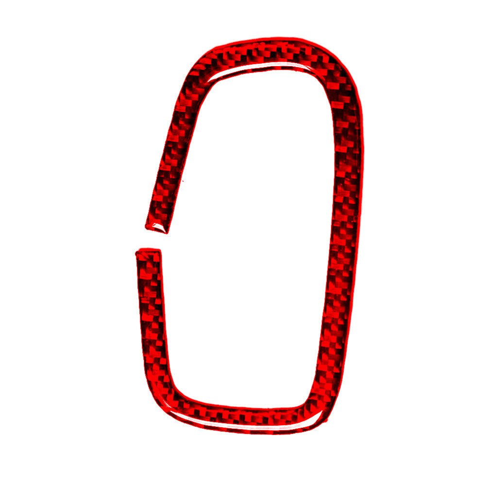 Red Carbon Fiber for Co -pilot Rear Door Handle Trim for Suzuki Grand Vitara Manual