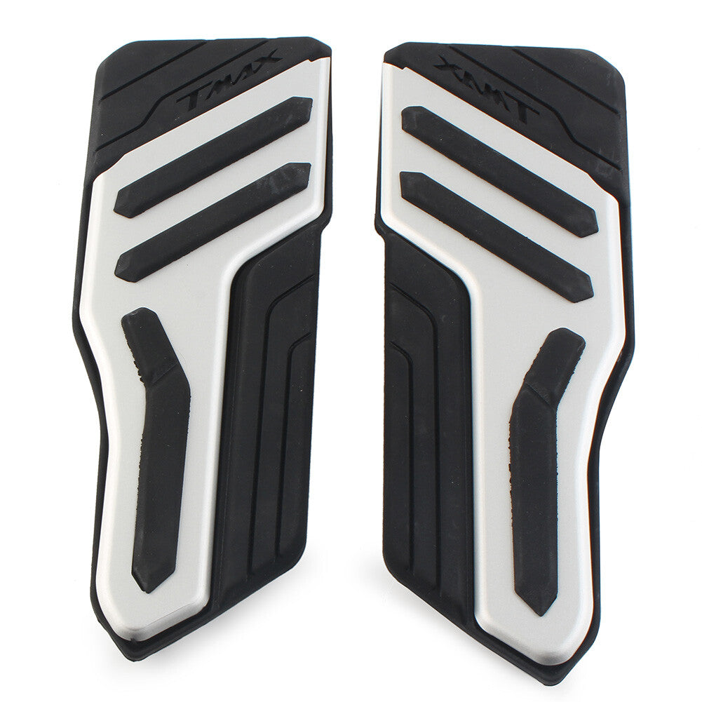 Fu?pedale Pegs Fu?st¨¹tzen Fu?pad Fu?brett F¨¹r for Yamaha T-MAX 560 2022 Silber