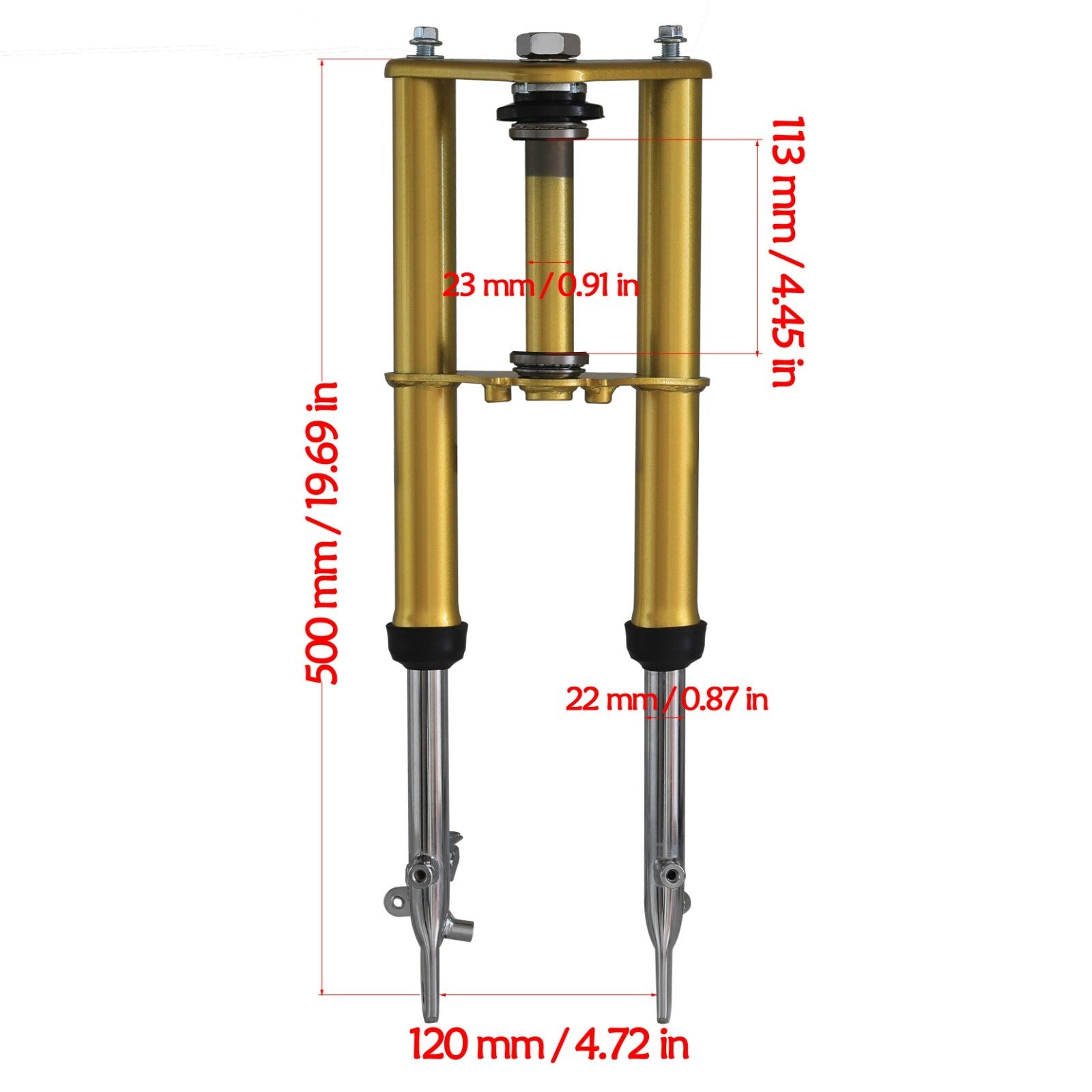 Front fork shock absorber tubes suitable for CRF50 XR50 drum brakes, Dirt Pit bicycle coolers, 70cc Z50
