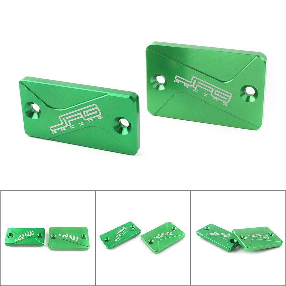 Fit for Kawasaki KLX125 150S KLX250 300 Front Rear Brake Reservoir Fluid Covers Caps