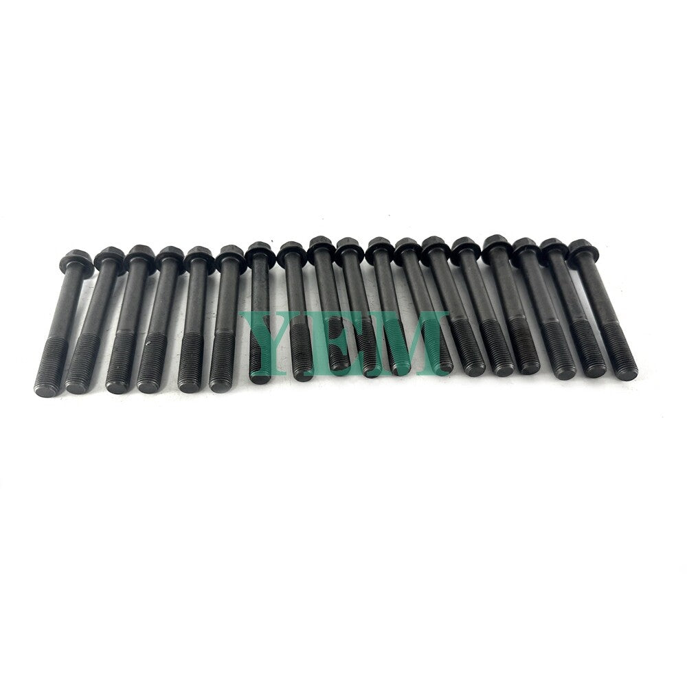 1 Set Engine Head Bolt 18pcs For Yanmar 4TNE84 Engine 4TNE84 Cylinder Head Bolt