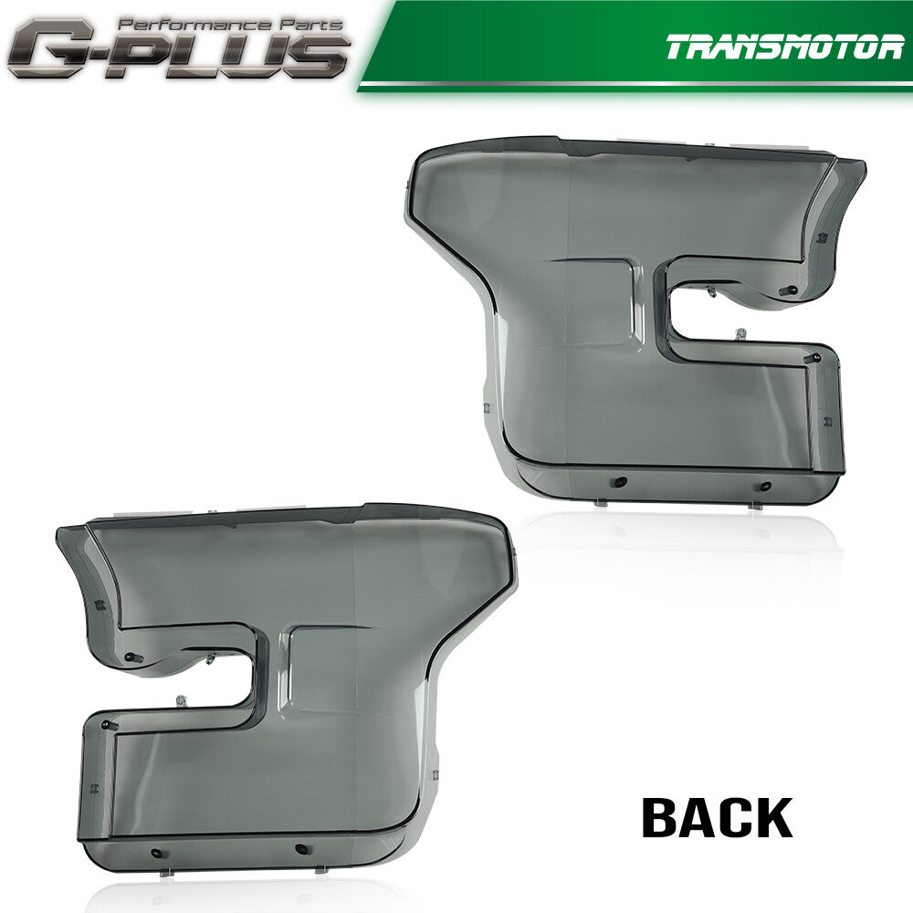 Suitable for 15-17 year old for Ford F150/F-150 headlight replacement lens smoke effect.