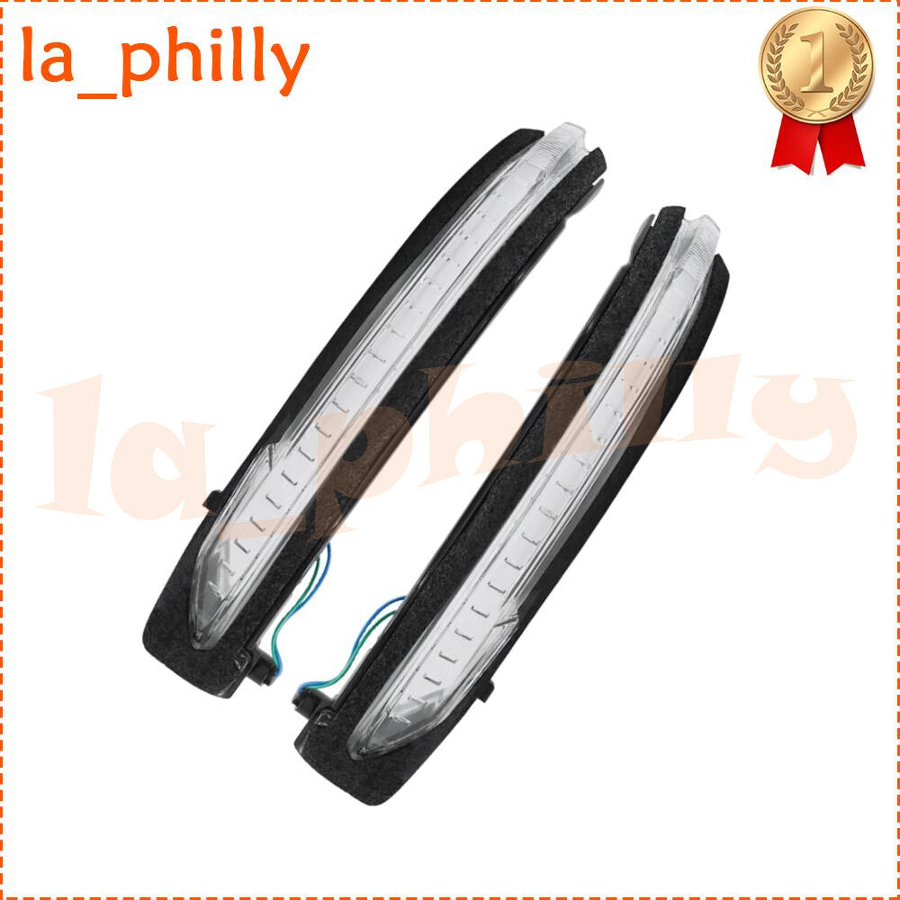 2x Fits for Nissan Qashqai J11 for X-Trail T32 Side Mirror LED Turn Signal Light 12V L+R