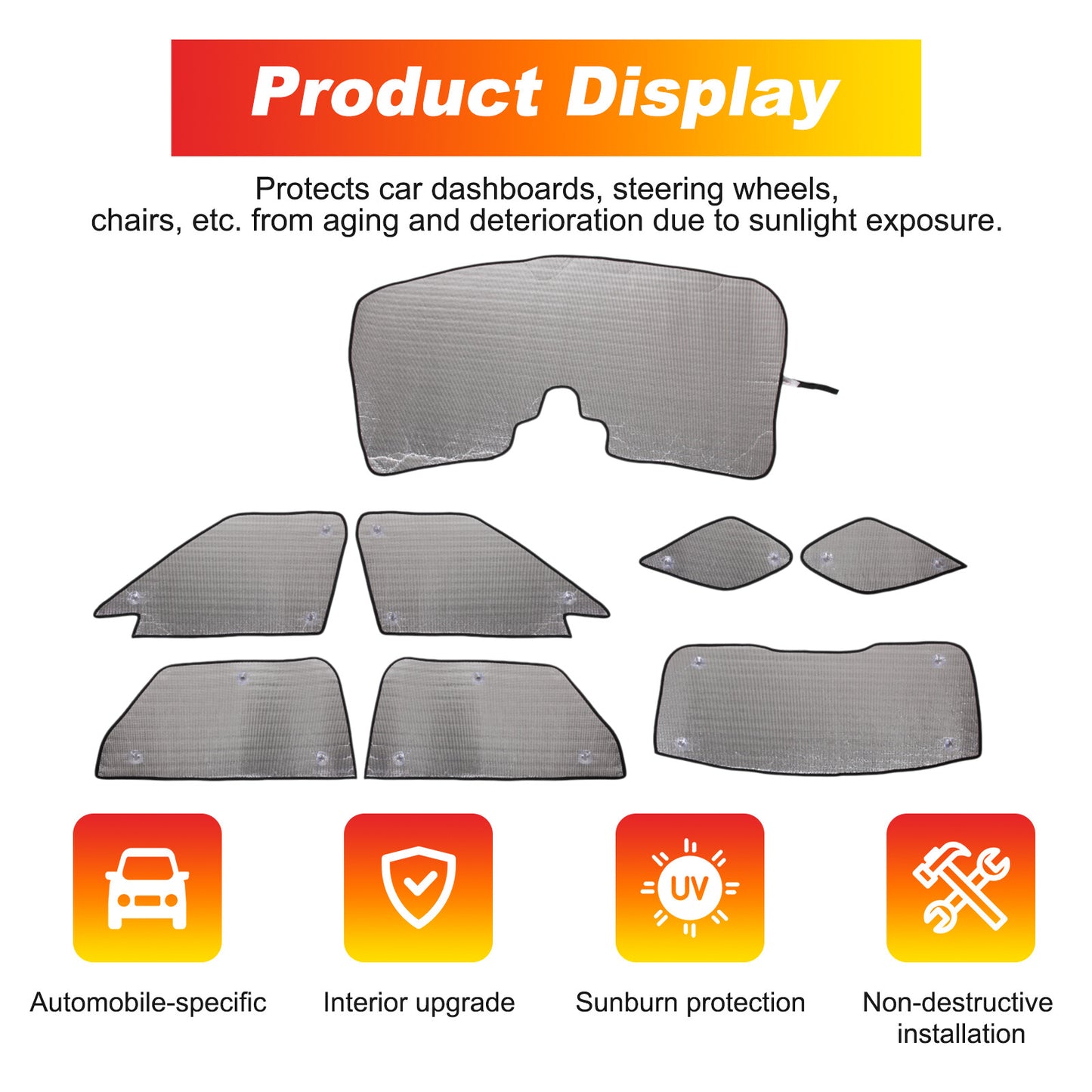 Suitable for Land Rover for Range Rover Sport 23-24 car full window sunshade/sun visor.