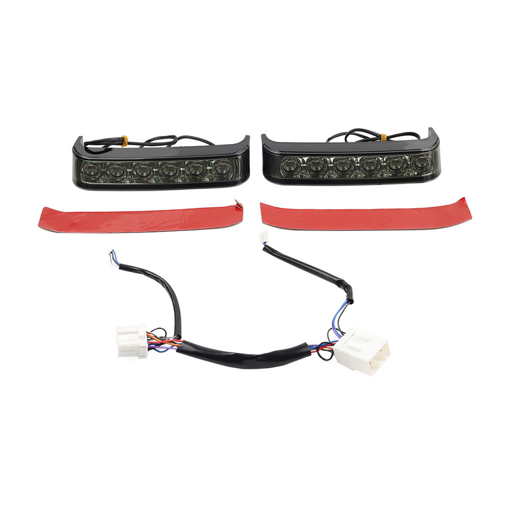 Black Saddlebag Run Brake Tail Light for Harley Touring Street Glide FLHX
