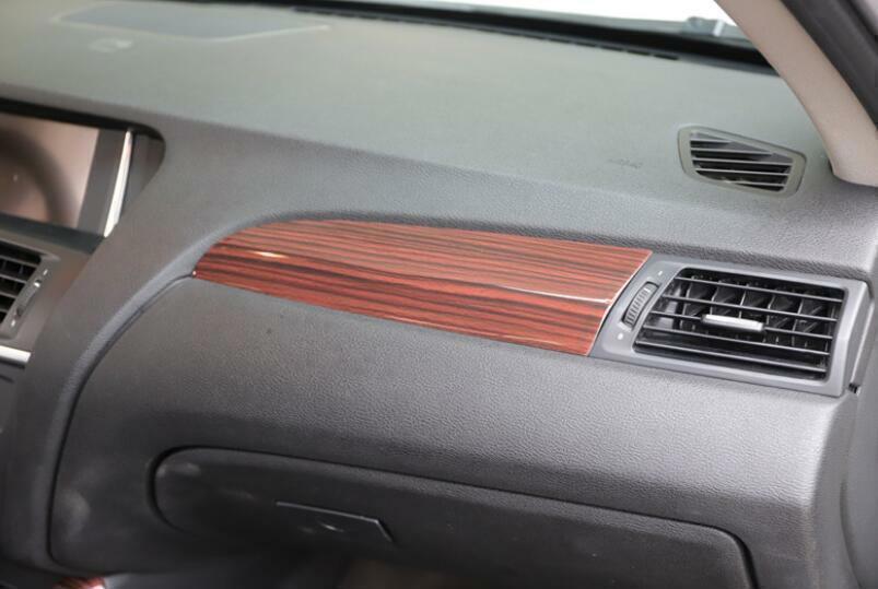 for BMW X3 F25 2011-2017 Red Wood Grain Inner Console for Co -Pilot Strip Cover Trim
