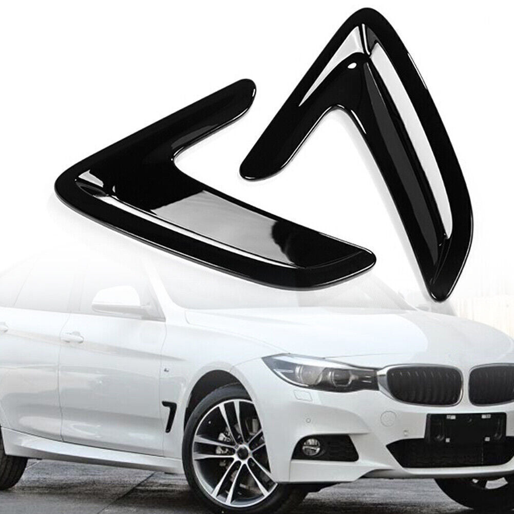 Fit 13-17 for BMW 3 Series GT Auto Side Body Marker Fender Air Wing Vent Cover Trim
