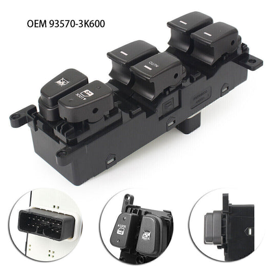 for Hyundai Sonata 2008-2010 New Electric Power Window Master Switch 93570-3K600