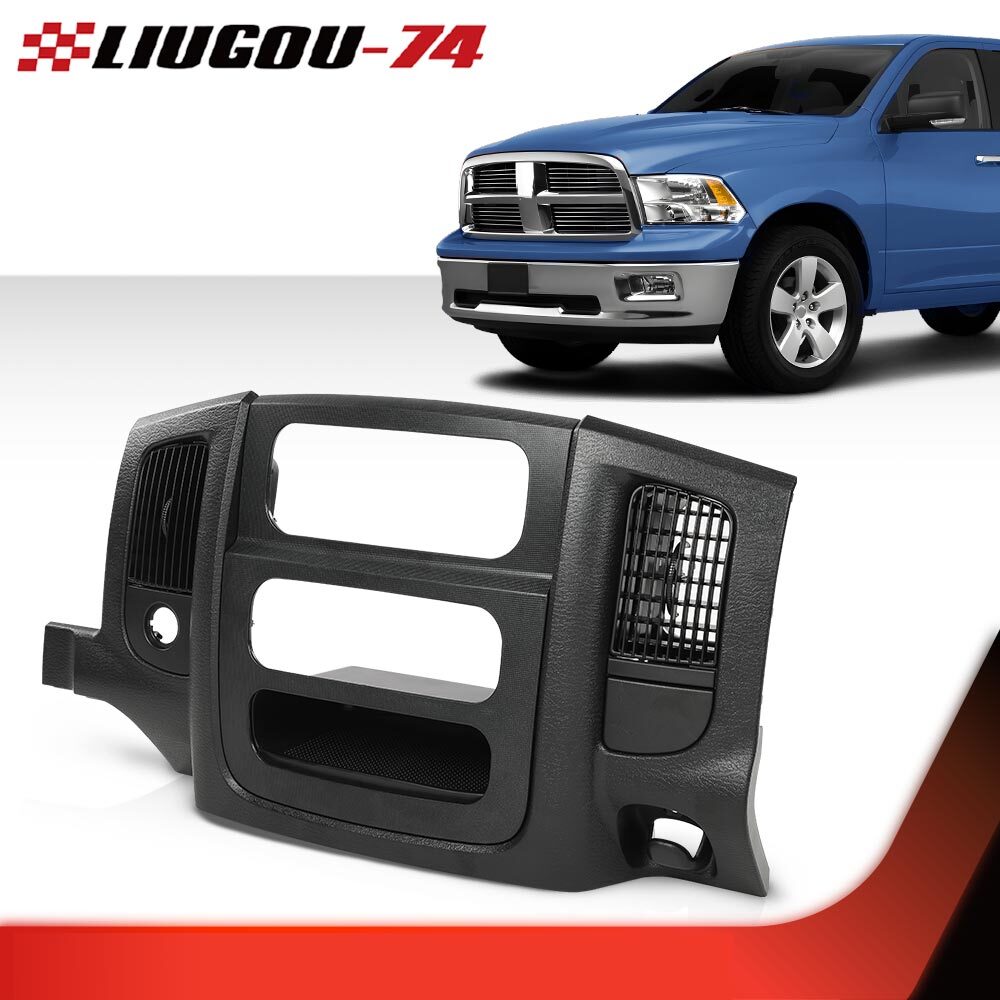 Suitable for 2002-2005 for Dodge for Ram 1500 2500 3500 Dash radio bezel AC vent panel trim