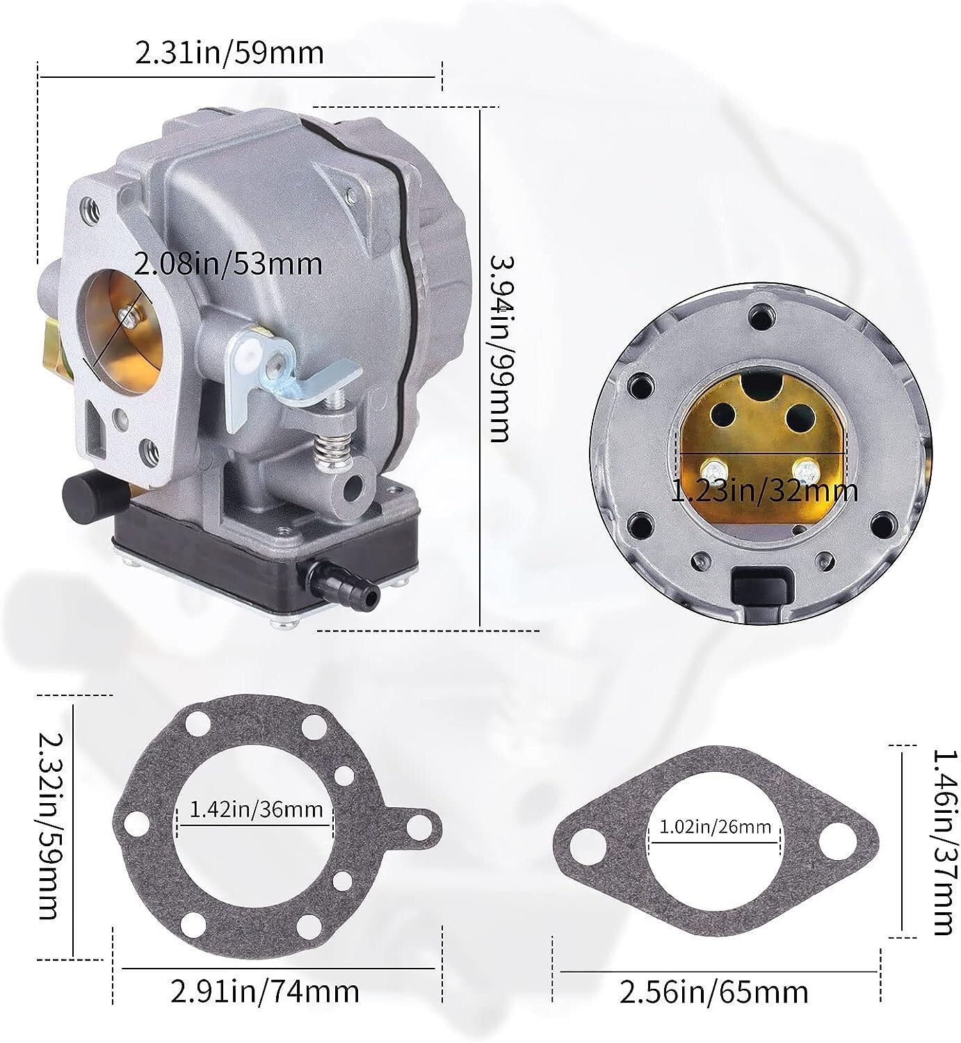 Carburetor for BS42E707 42A777 495026 491429 Craftsman LT1000 917270821 V-Twin+