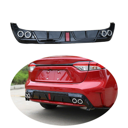 Bumper Diffuser Lip Spoiler Splitter Guard for Toyota for Corolla Sedan 2019-2022