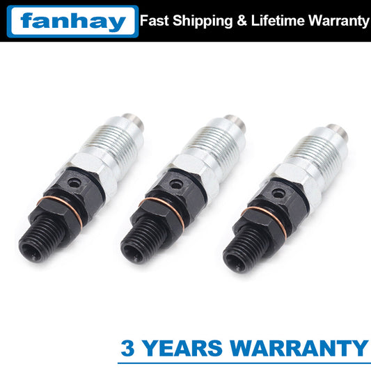 3x For Kubota ZD21 ZD221 ZD321 BX1860 BX1870 BX2360 Fuel Injectors 16001-53000