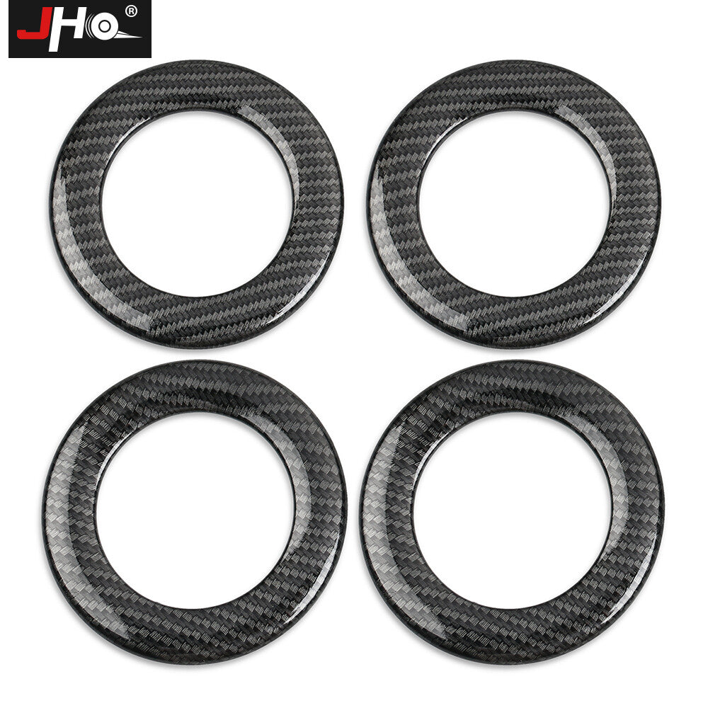 4x Carbon Fiber Car Rear Air Outlet Vent Cover Trim for Ford Explorer 2011-2019