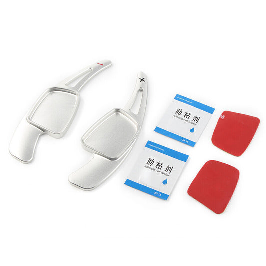 for Audi TT A3/A4L/A5 S3/S4 Q2/Q5/Q7 Silver Shift Paddle Shifter Steering Wheel
