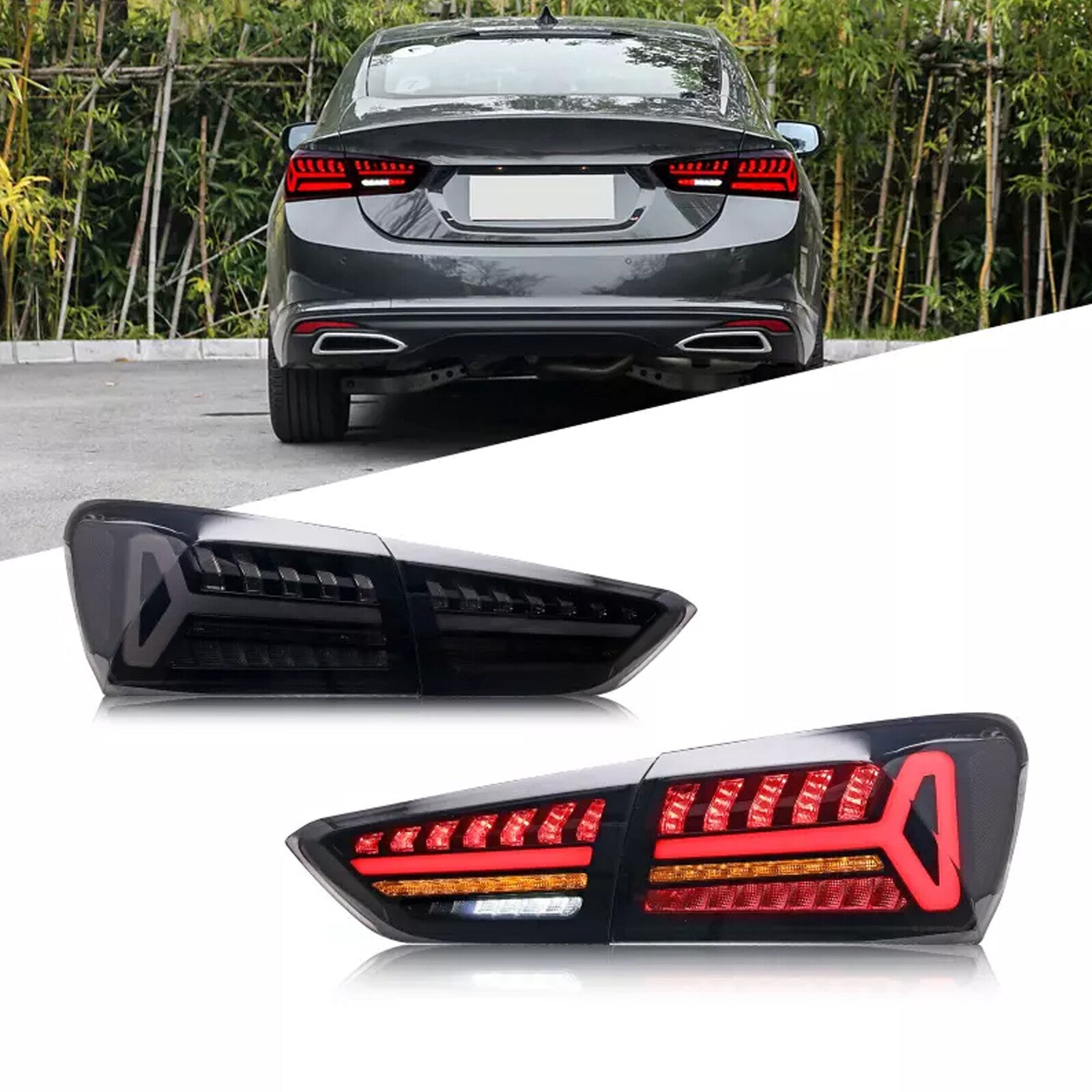 Sequential LED taillights for Chevrolet Malibu Smoke XL (2019-2021)