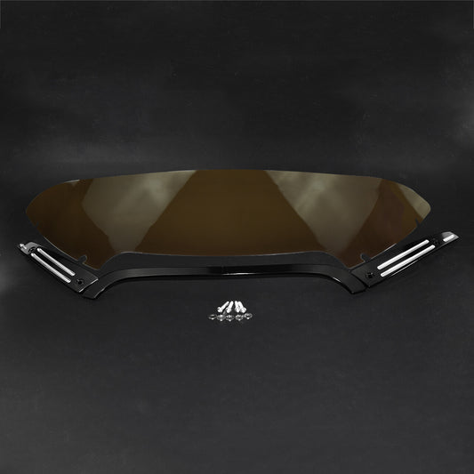 5'' Smoke Windshied Windscreen + Side Trim Fit for Harley Road Glide FLTRX 15-17