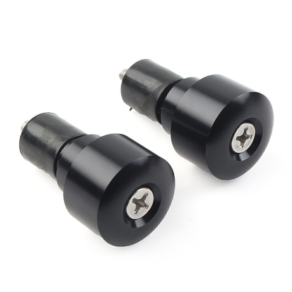 CNC Lenkergriffe Bar End Slider Cap f¨¹r for HONDA CBR600RR Motorrad Paar schwarz