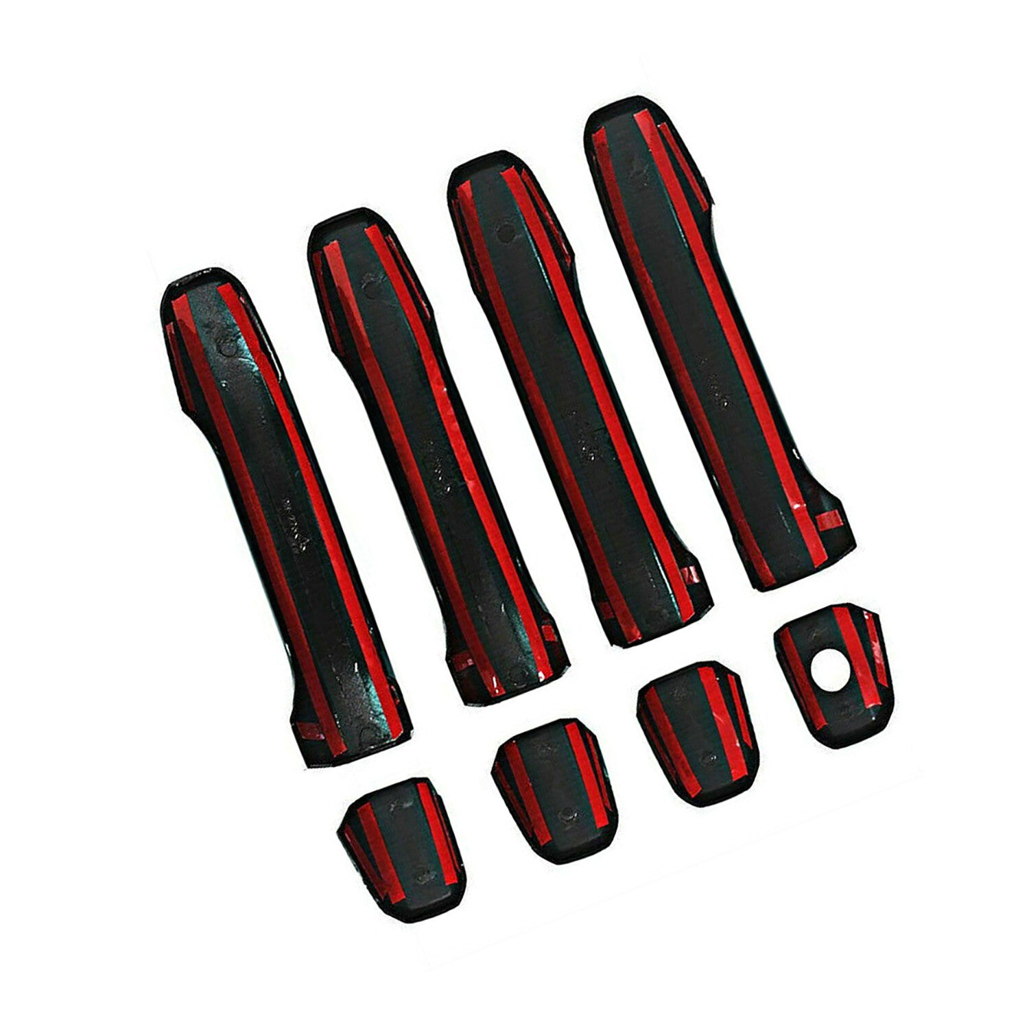 8Pcs Door Handle Covers For 2014-2024 for GMC for Sierra for Chevy Silverado 1500 NO for Smart