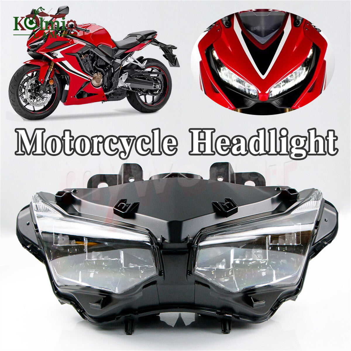 Fit For 2016-2021 for Honda CBR500R/RA Front Headlight Lighting Lndicator Light LED